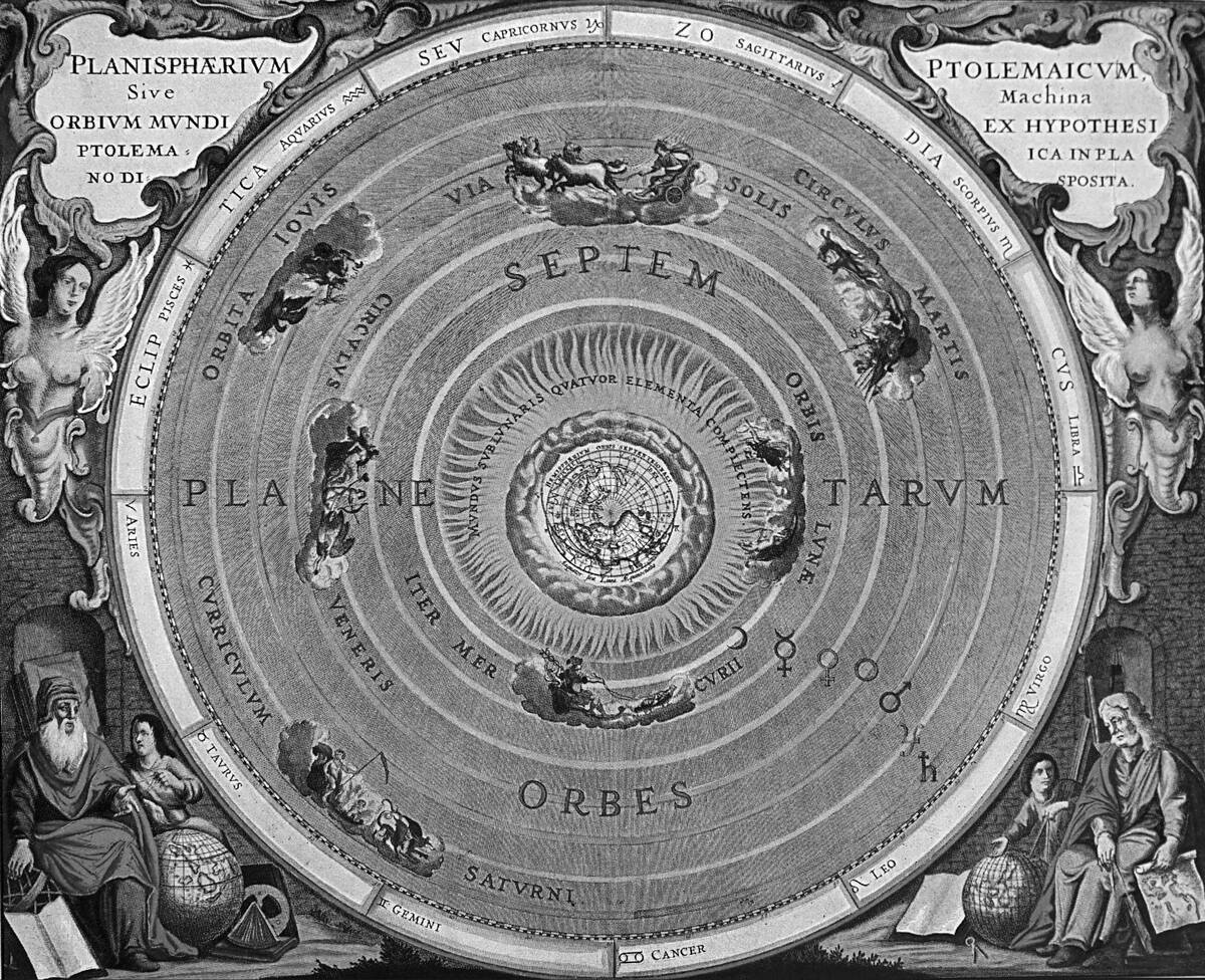 Ptolemy's geocentric astronomical model