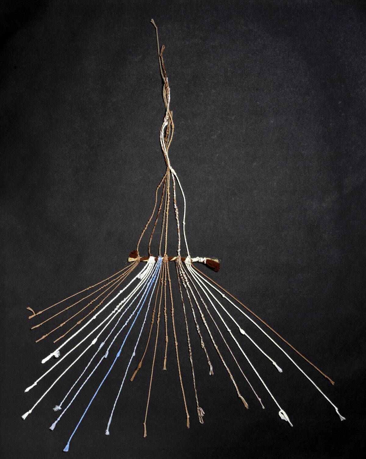 Quipu, South American, c 15th century.