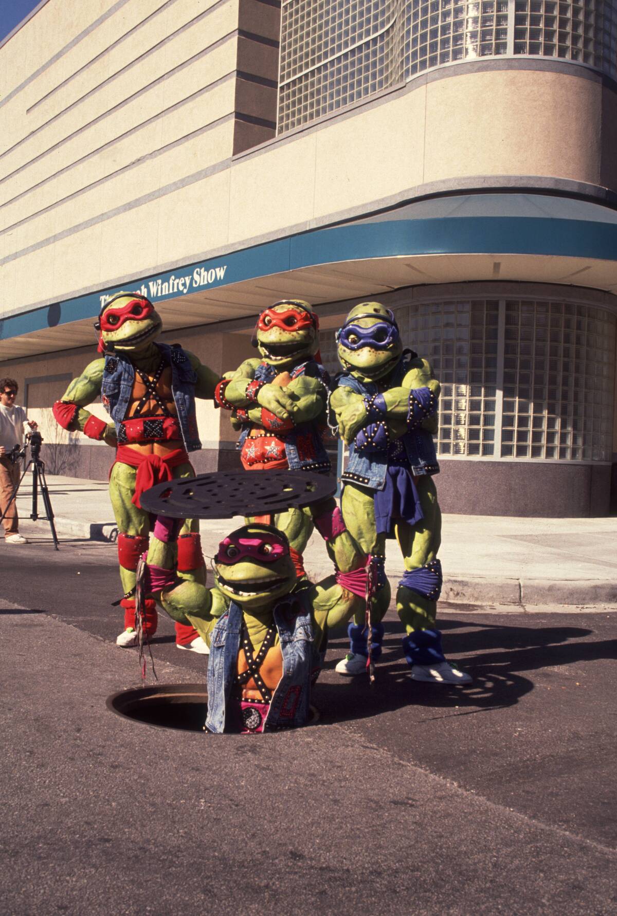 Teenage Mutant Ninja Turtles At Oprah Winfrey Show