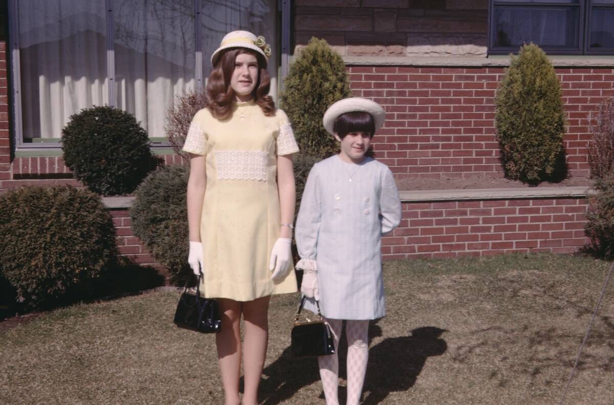 Two Sisters, Wearing Church Clothing