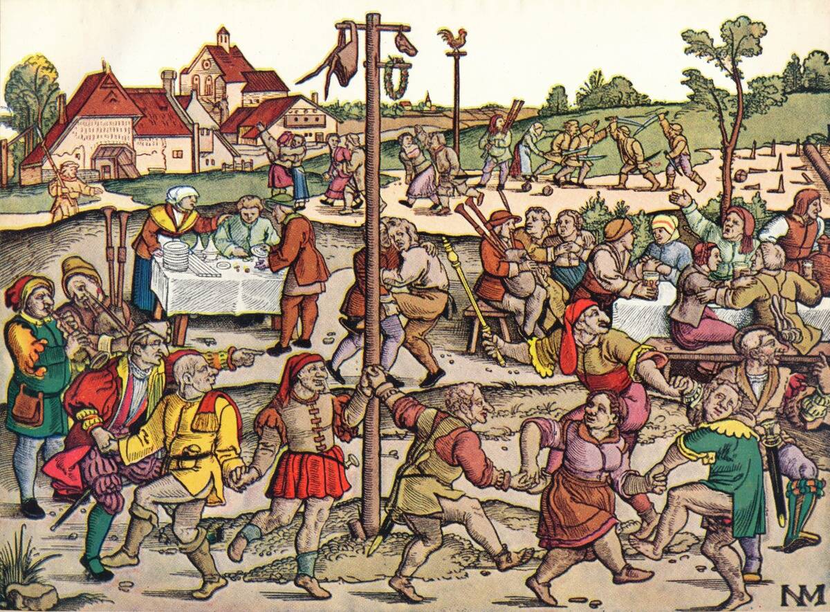 Villagers Celebration, c1530, 1949