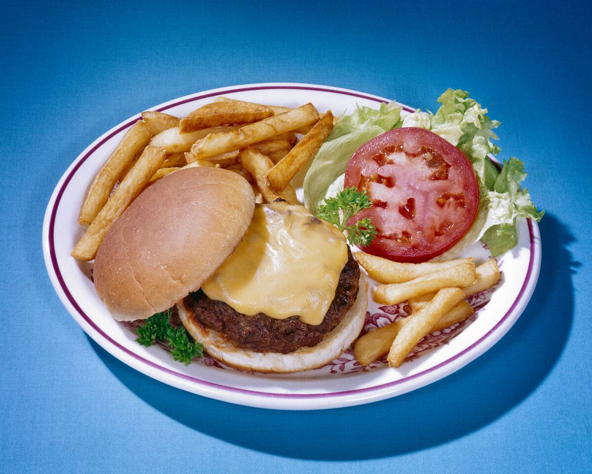 1950s 1960s Cheeseburger