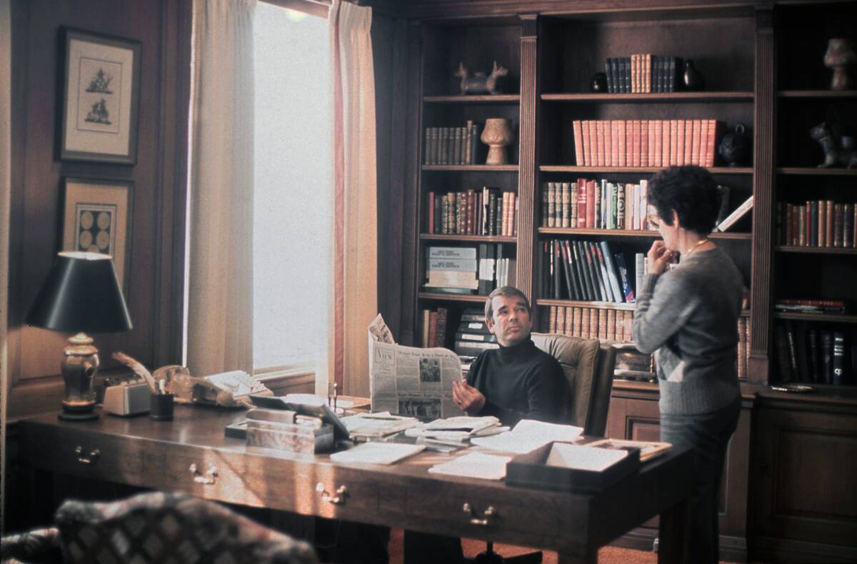 Alan Ladd Jr In His Office