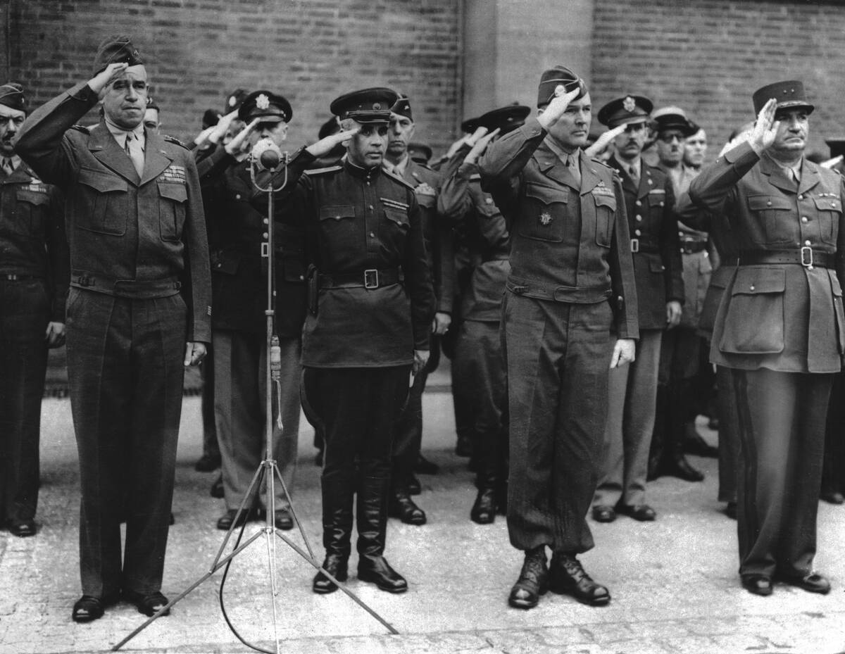 Allied Officers In Berlin, 1945