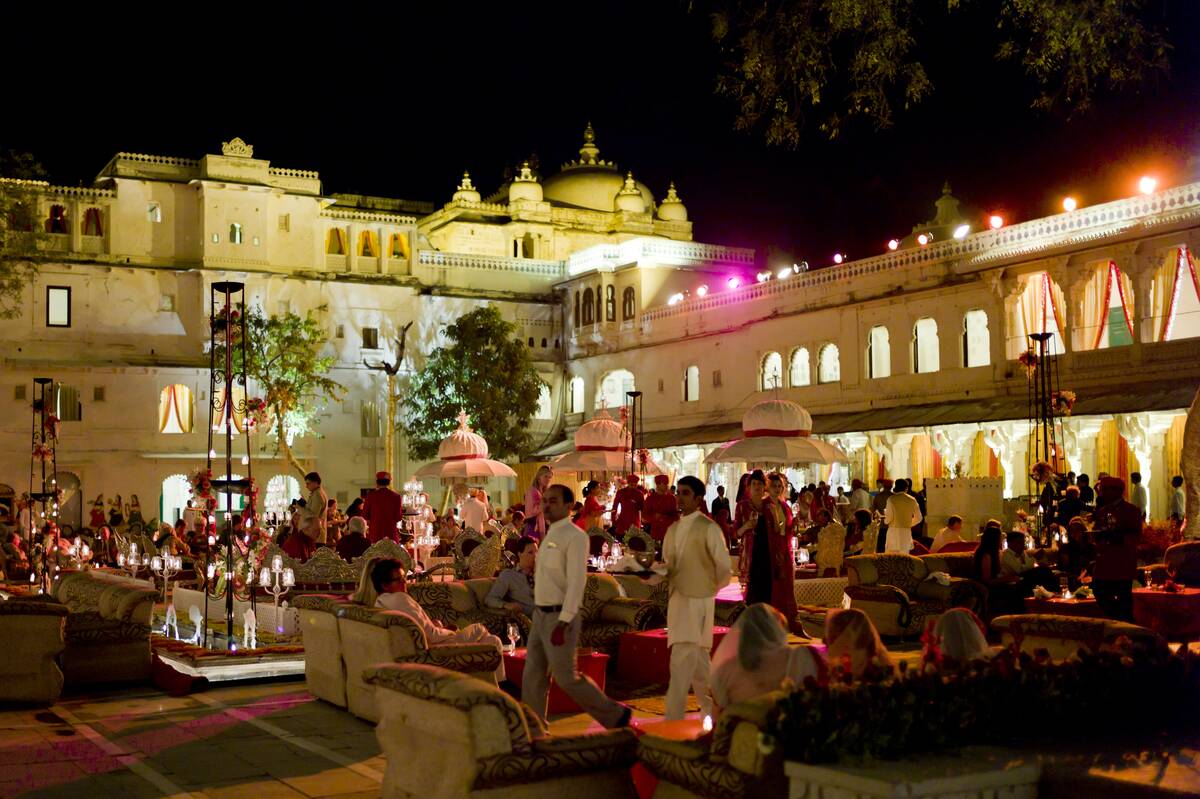 Banquet at City Palace, Udaipur, India