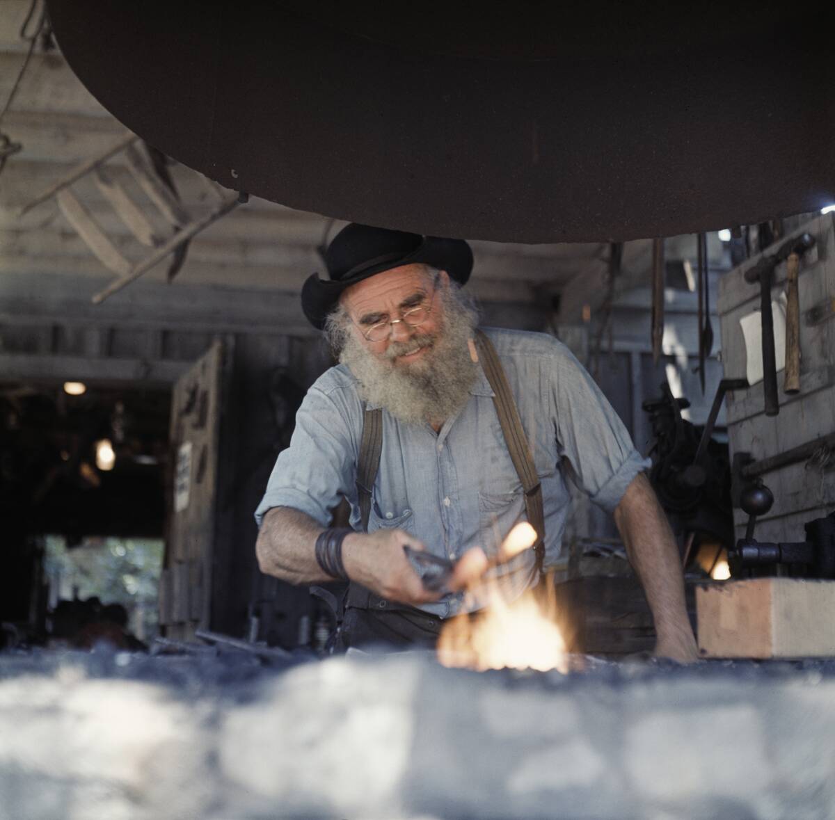 Blacksmith Shad Haller