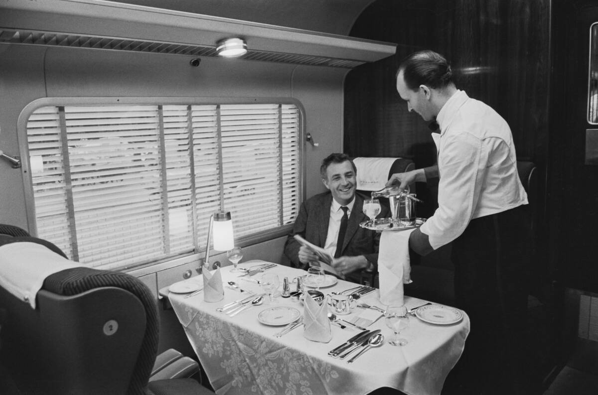 Blue Pullman Train Dining Car, 1961