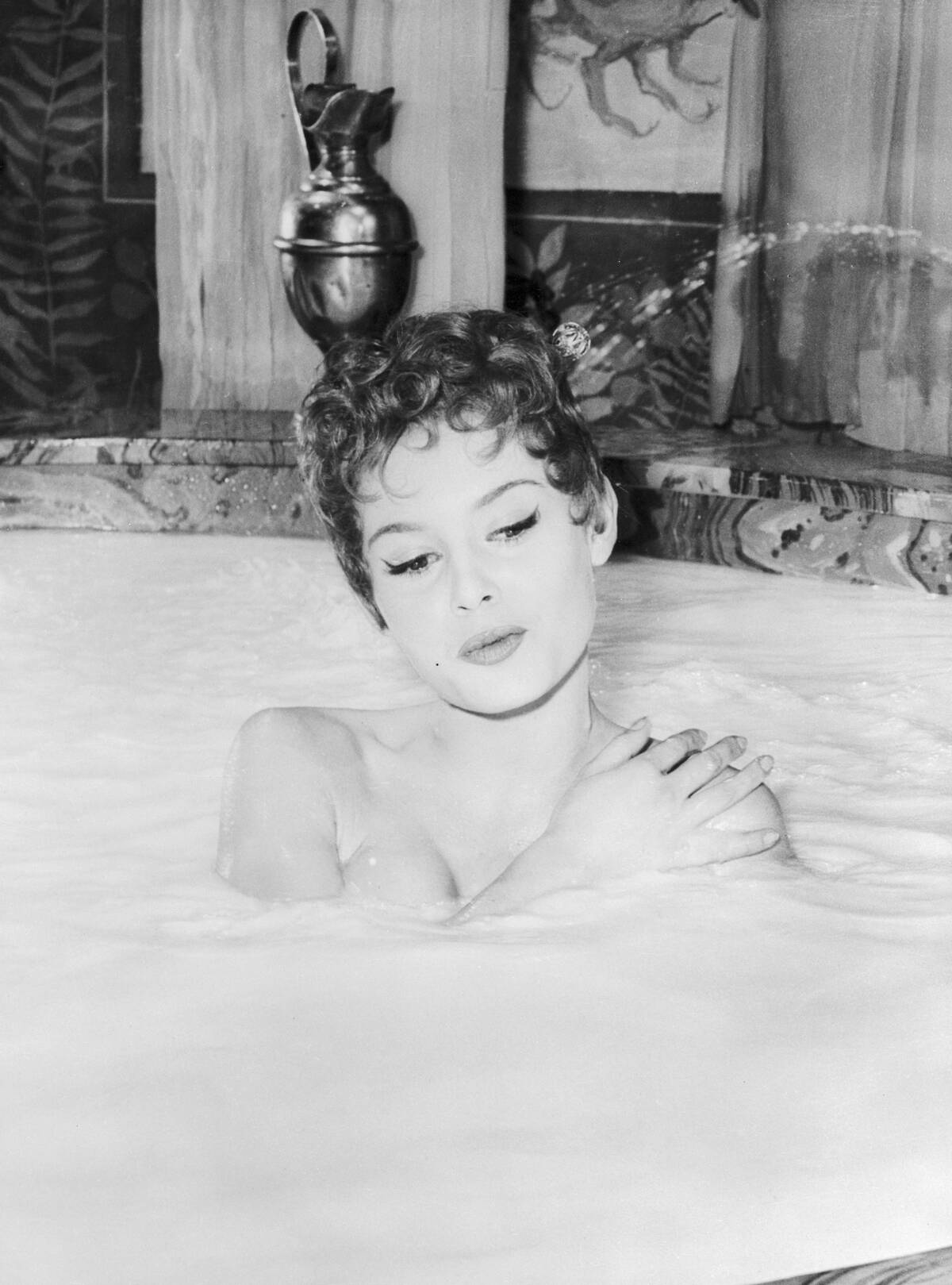 Brigitte Bardot Bathing in Milk