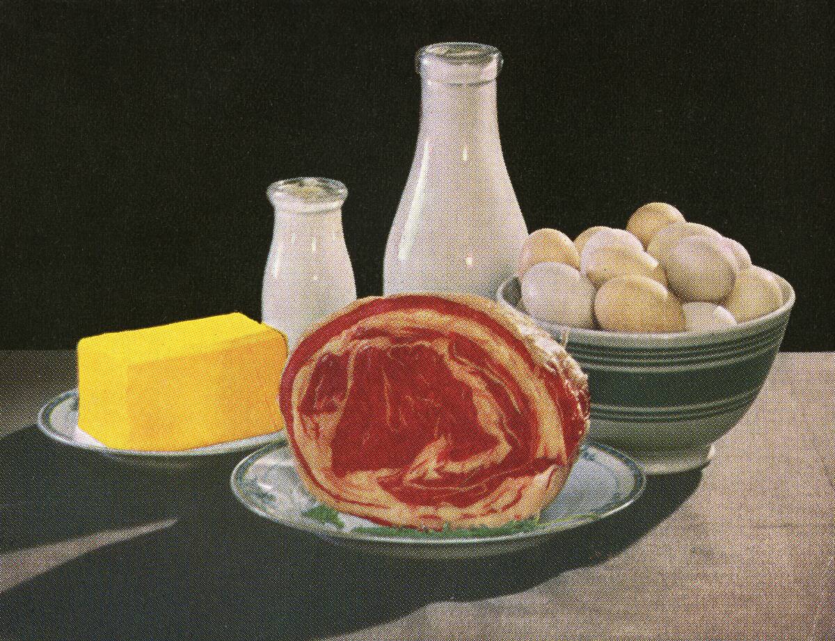 Butter, Milk, Eggs And Beef