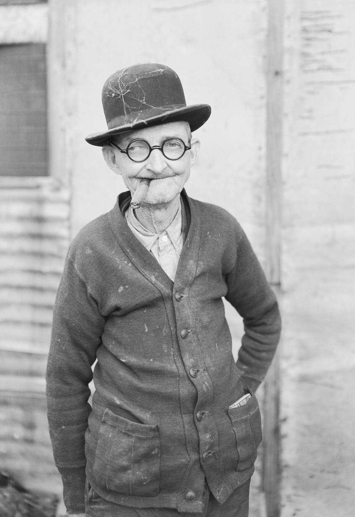 C. A. Morris Wearing Derby