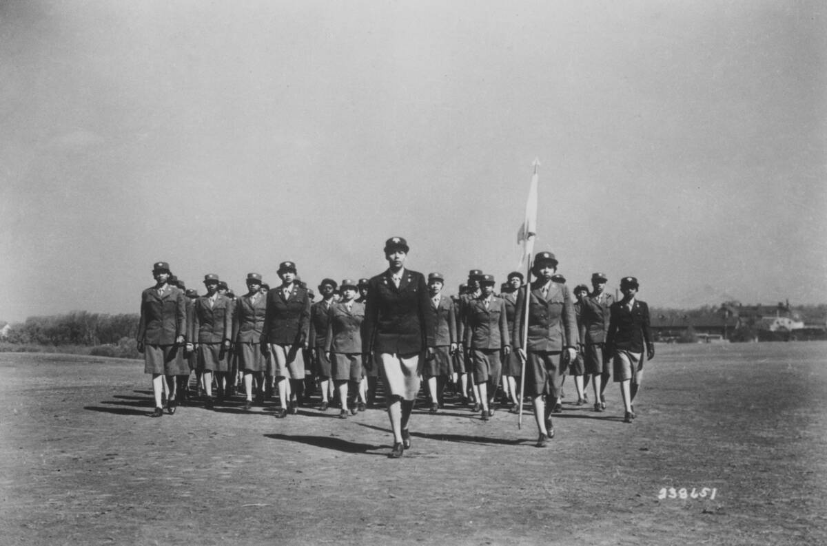 Charity Adams On The Drill Ground, 1943