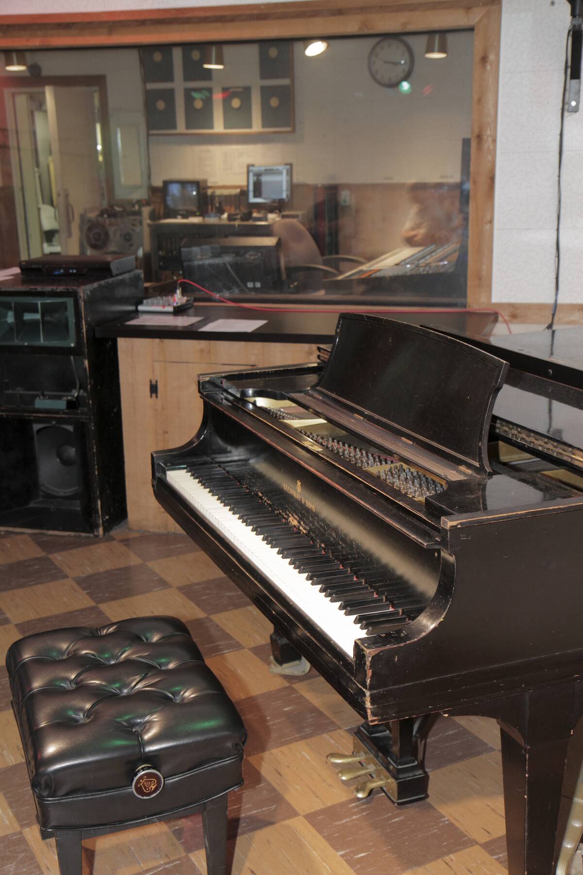 Control room, Historic RCA Studio B tour.