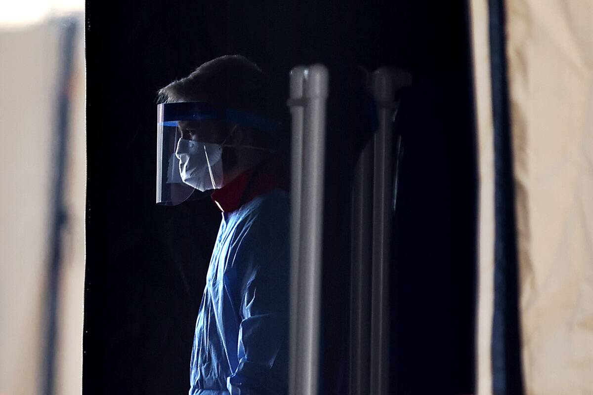 Coronavirus Testing Site Set Up At FedEx Field In Landover, Maryland
