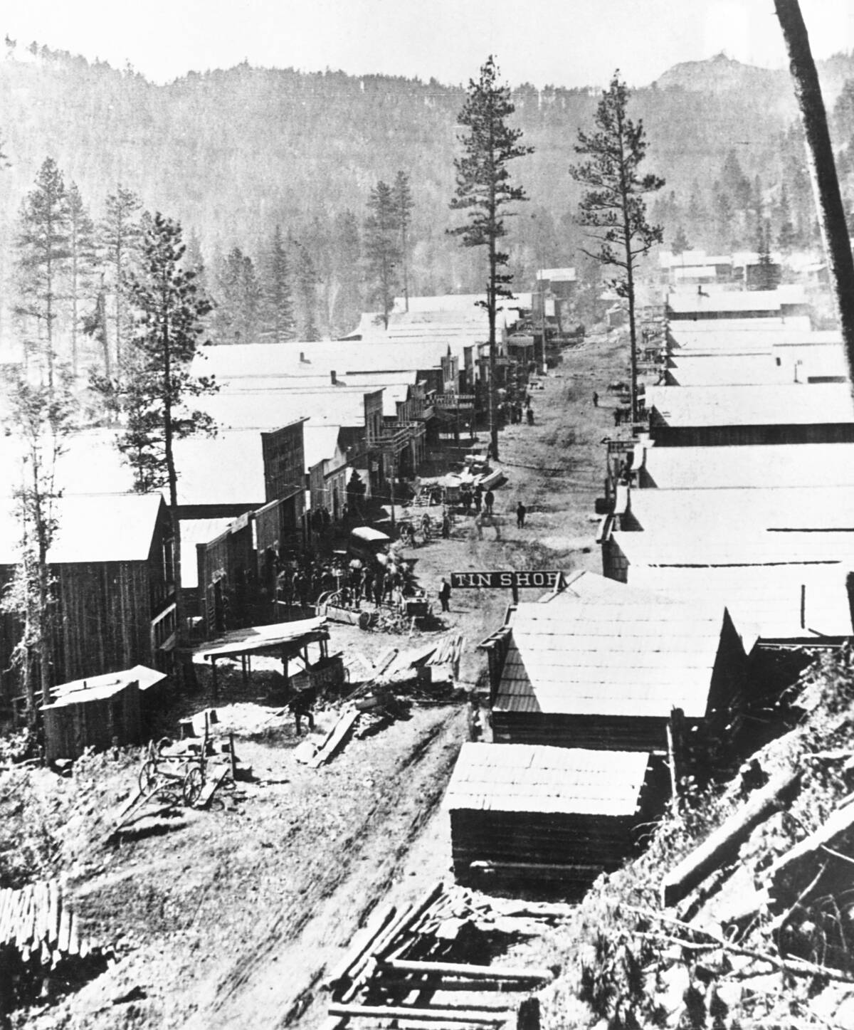 Deadwood, Dakota Territory in 1876