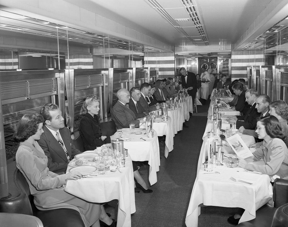 Dining Car in the New Train Service