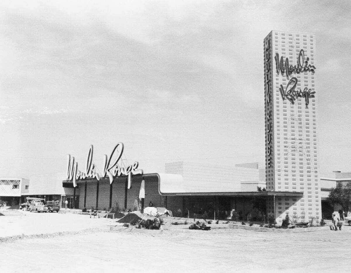 Exterior View of Moulin Rouge Casino