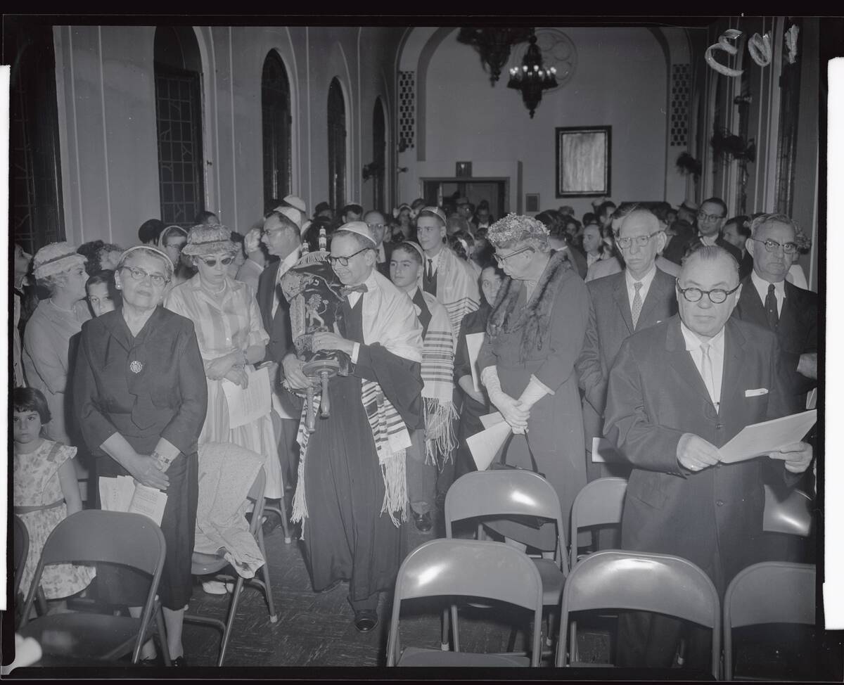 Harry Roland Shapiro Carrying Torah