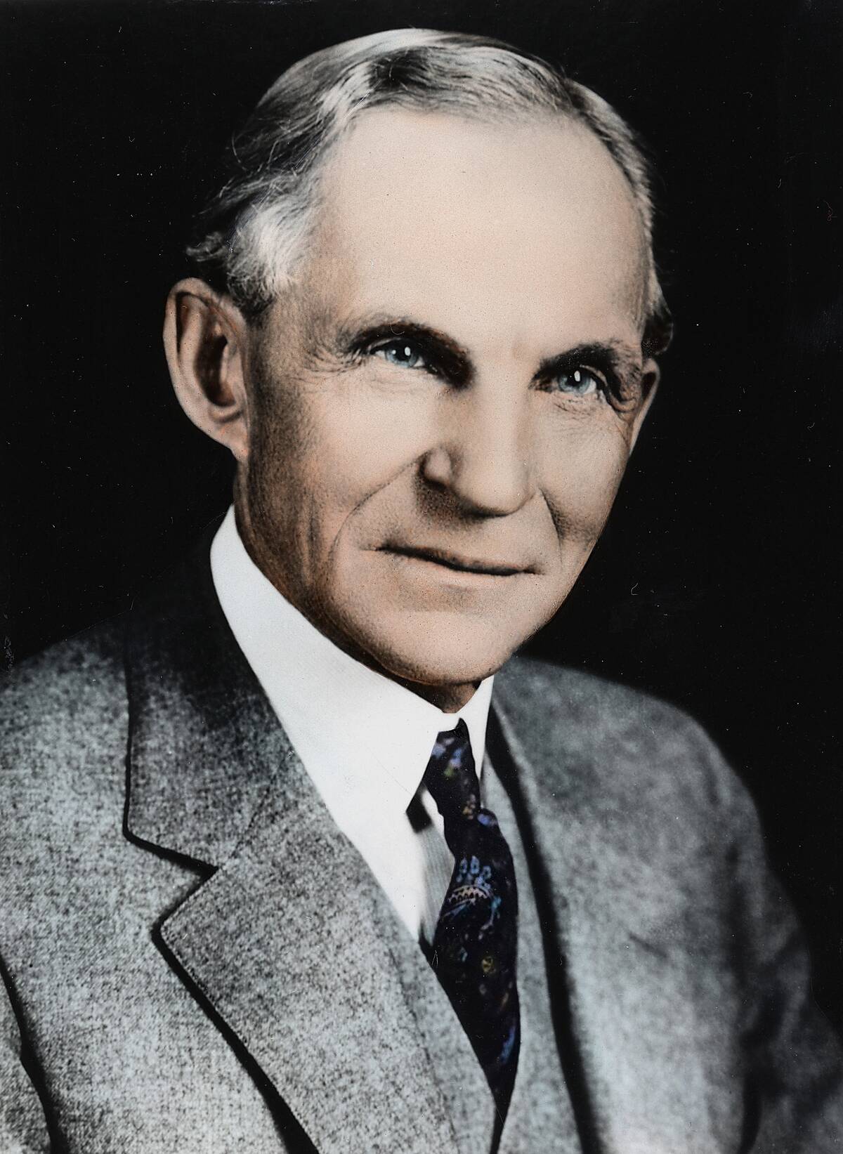 Henry Ford (1863-1947) American engineer and automobile manufacturer. Credit: Ford/World History Archive.