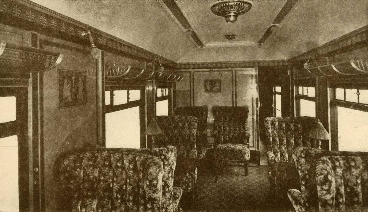Interior Of Pullman Car