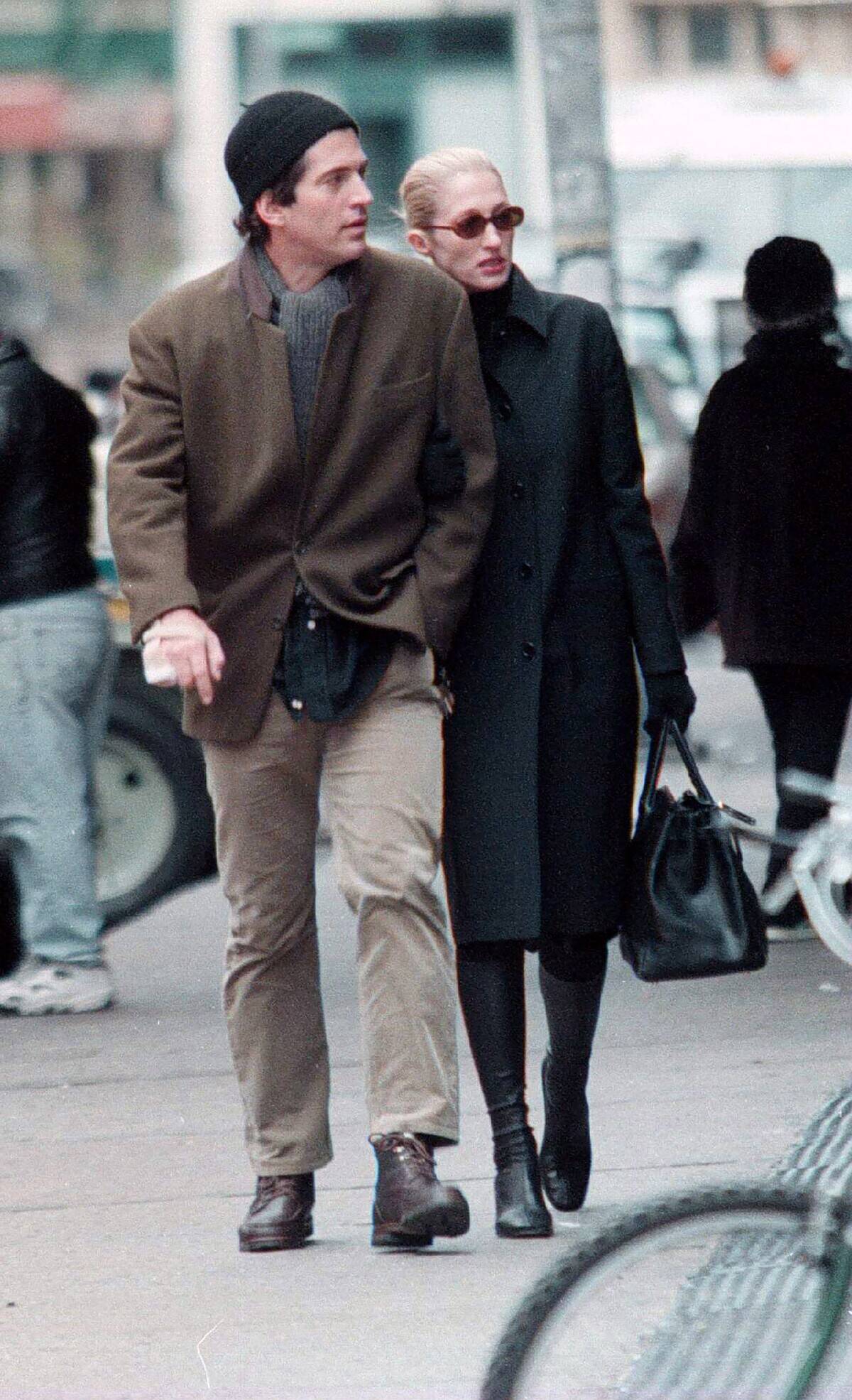 John John kennedy and his wife Carolyn in New York