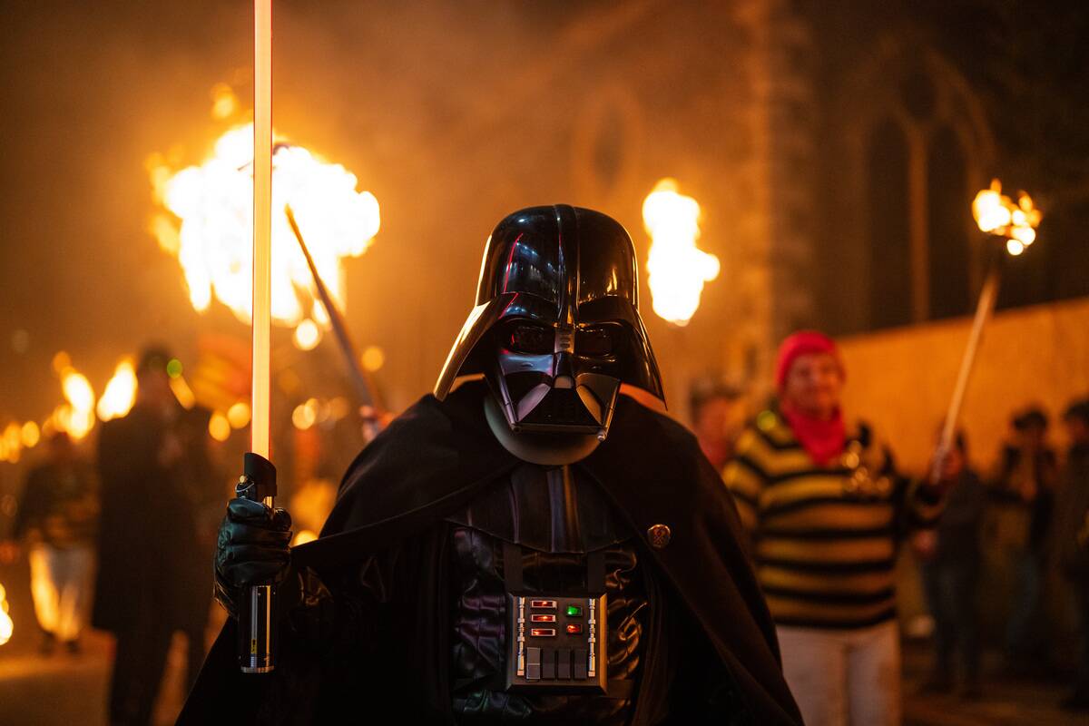 Lewes Bonfire Societies Put On November Fifth Display