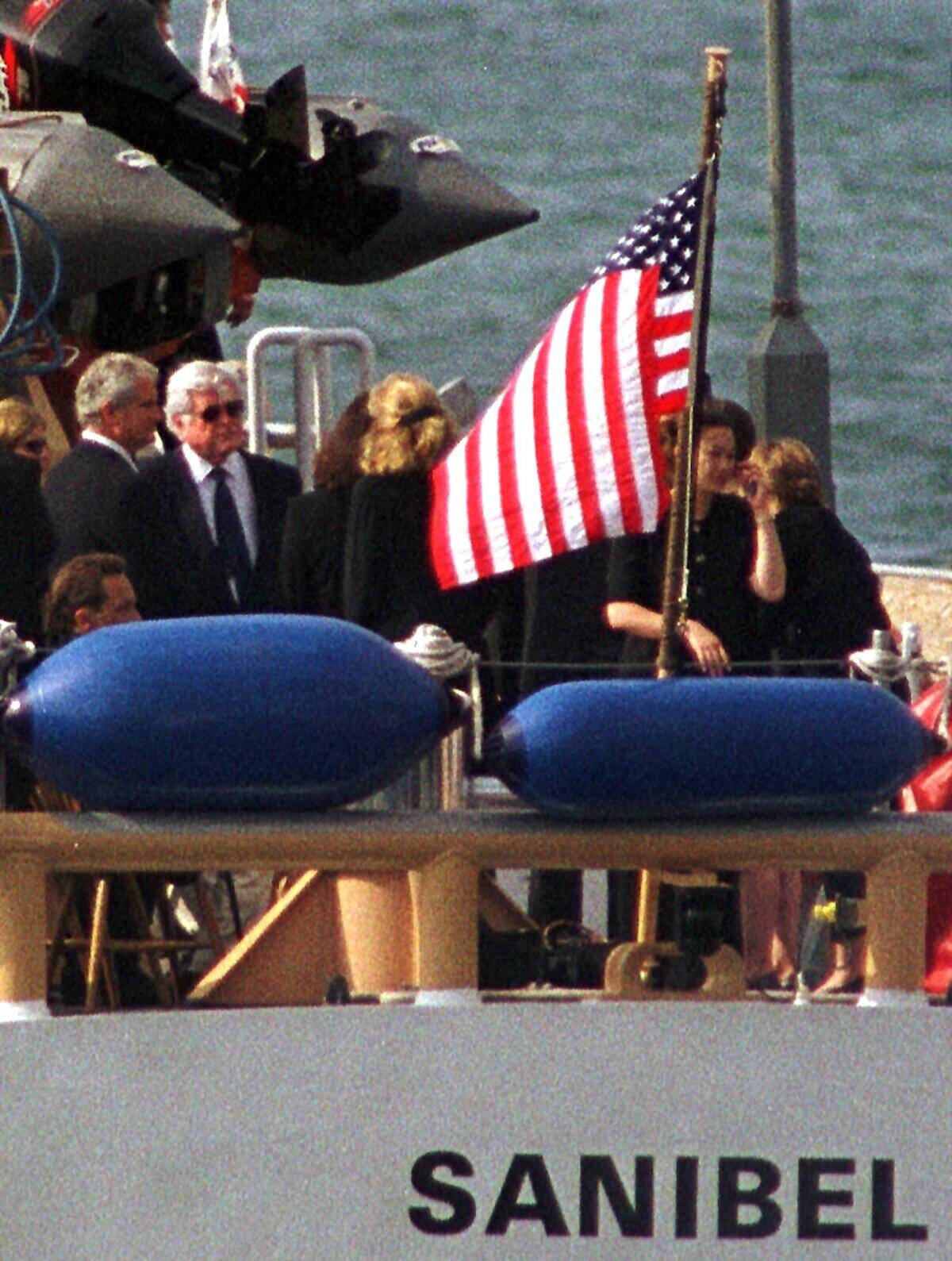 Members of the Kennedy and Bessette families inclu
