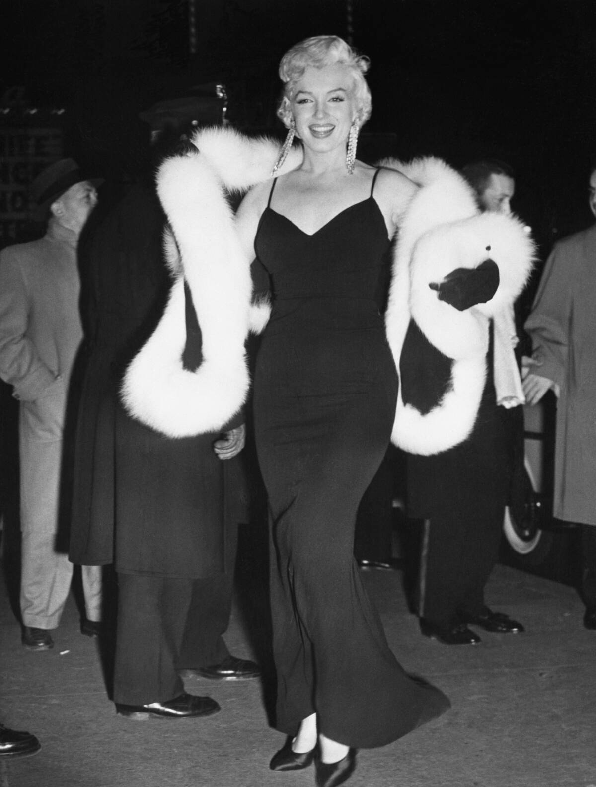 Monroe Arrives For Premiere