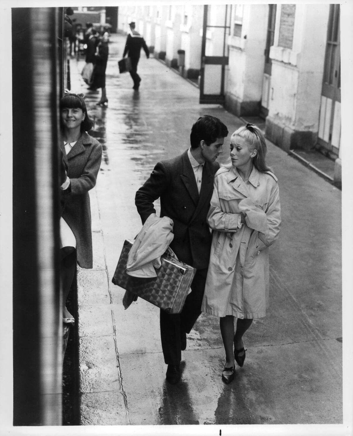 Nino Castelnuovo And Catherine Deneuve In 'The Umbrellas Of Cherbourg'