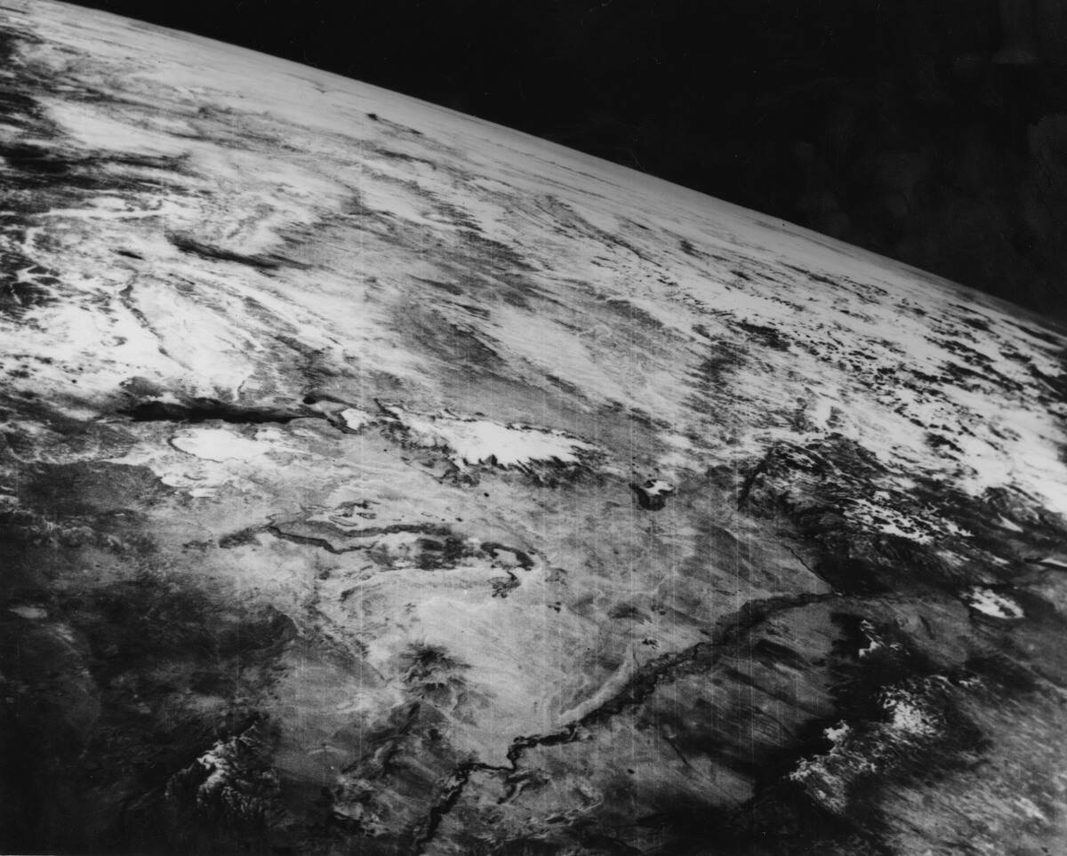 One Of The 1st Photos Of Earth From Space
