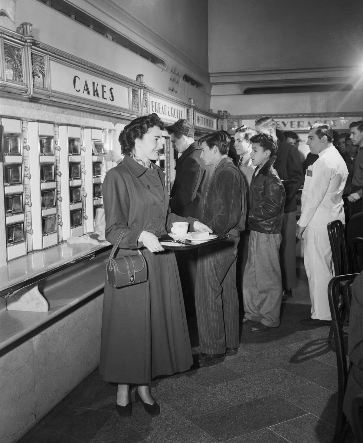 People in Automat