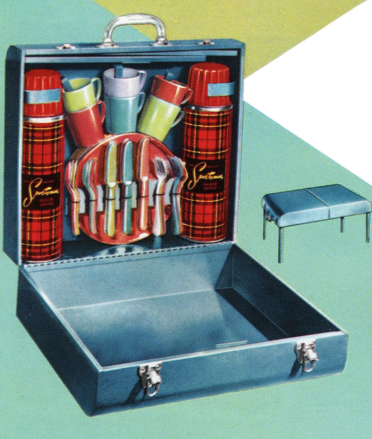 Retro Portable Picnic Set