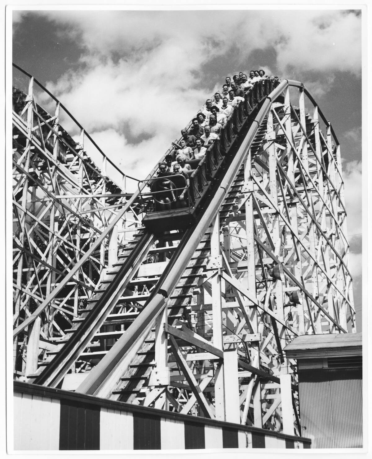 Roller Coaster At Riverview Park