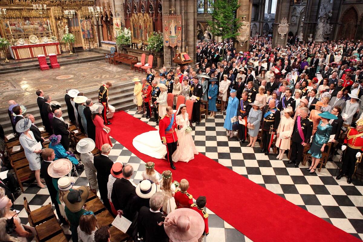 Royal Wedding - The Wedding Ceremony Takes Place Inside Westminster Abbey