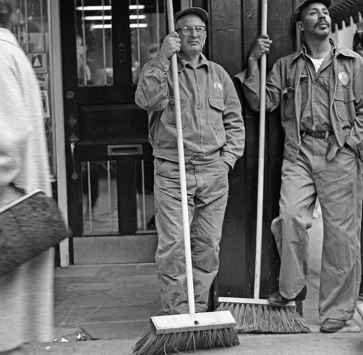 Sanitation Workers At The St. Patrick's Day Parade