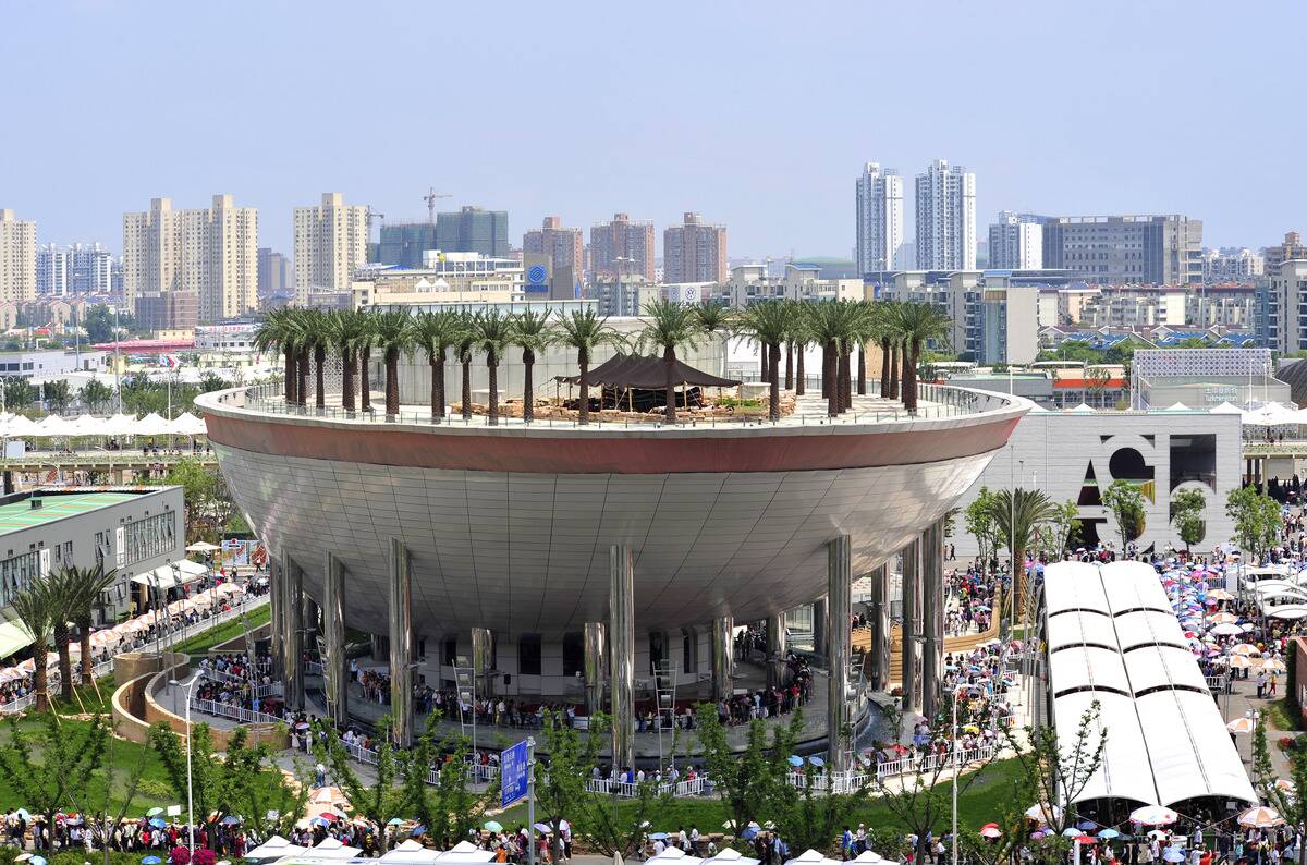 Saudi Arabia pavillion at the 2010 Shanghai World Expo, China.