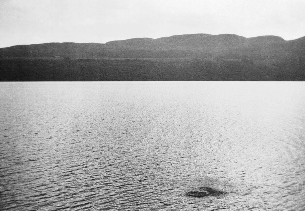 Supposed Sighting of the Loch Ness Monster