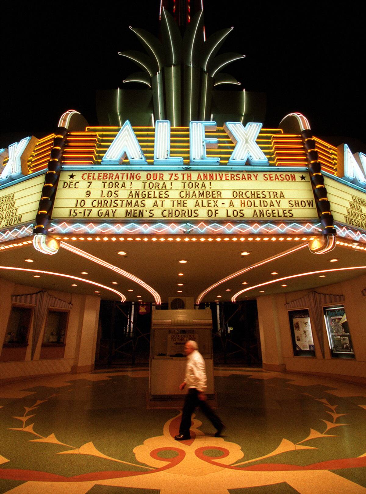 The ornate Alex Theatre in Glendale.