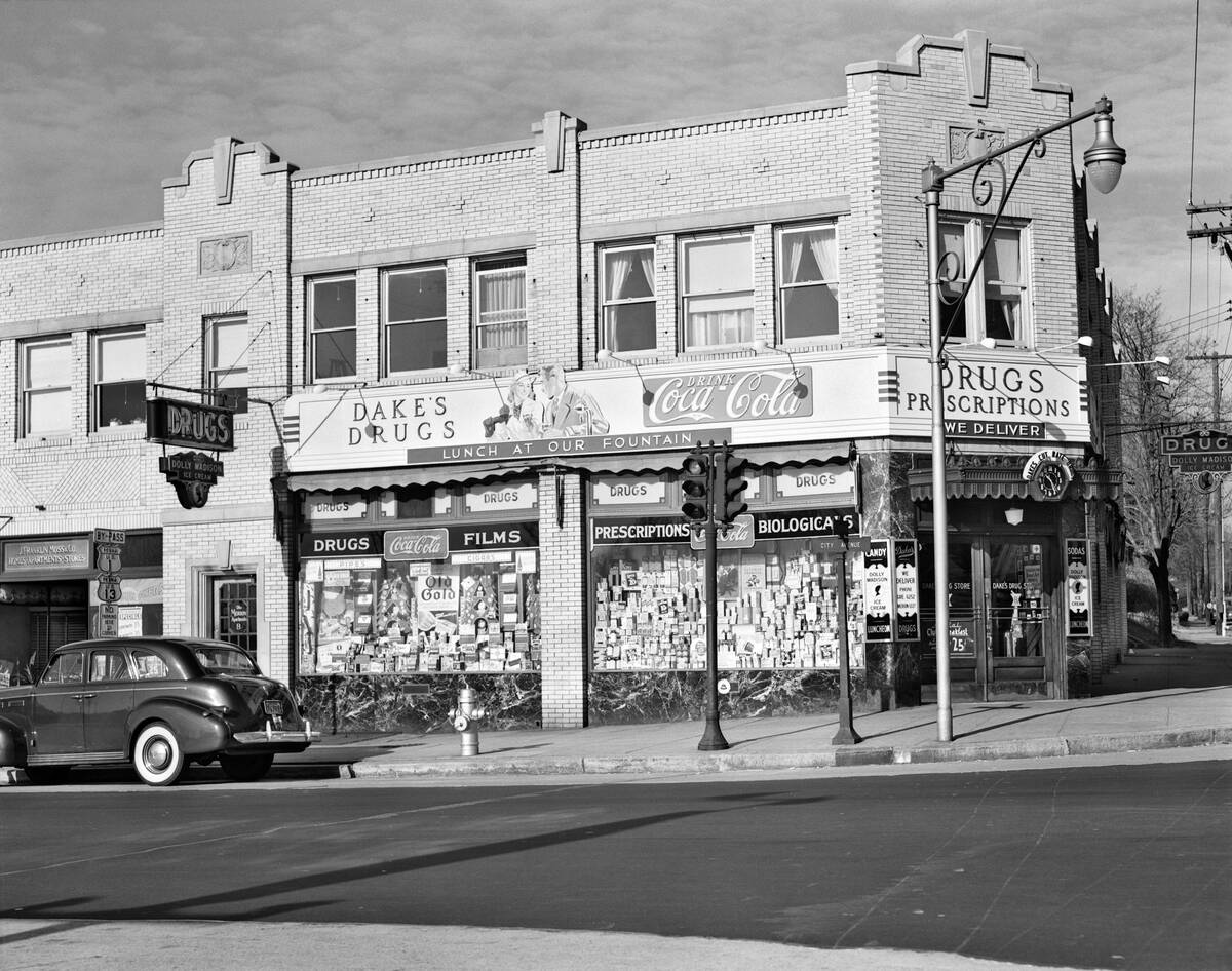 1940s STOREFRONT DRUGSTORE...