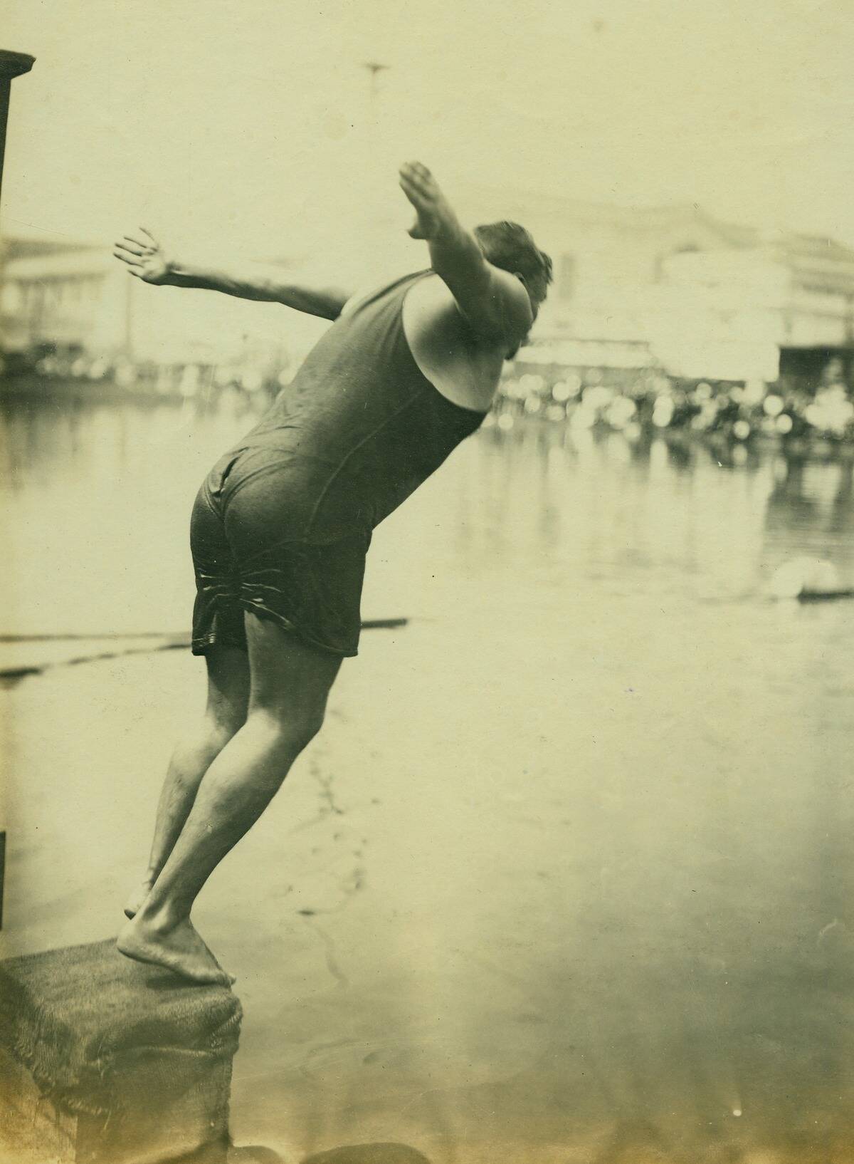E.H._Adams,_New_York_Athletic_Club,_Plunge_for_Distance_(Swimming_and_Diving_event_at_the_1904_Olympics)