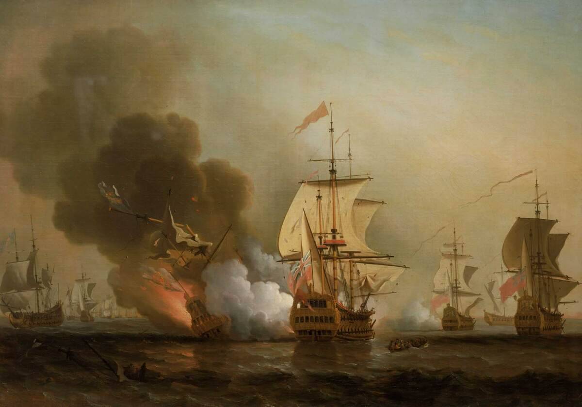 Wager's_Action_off_Cartagena,_28_May_1708