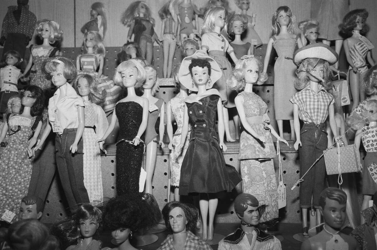 A Collection Of Barbie Dolls