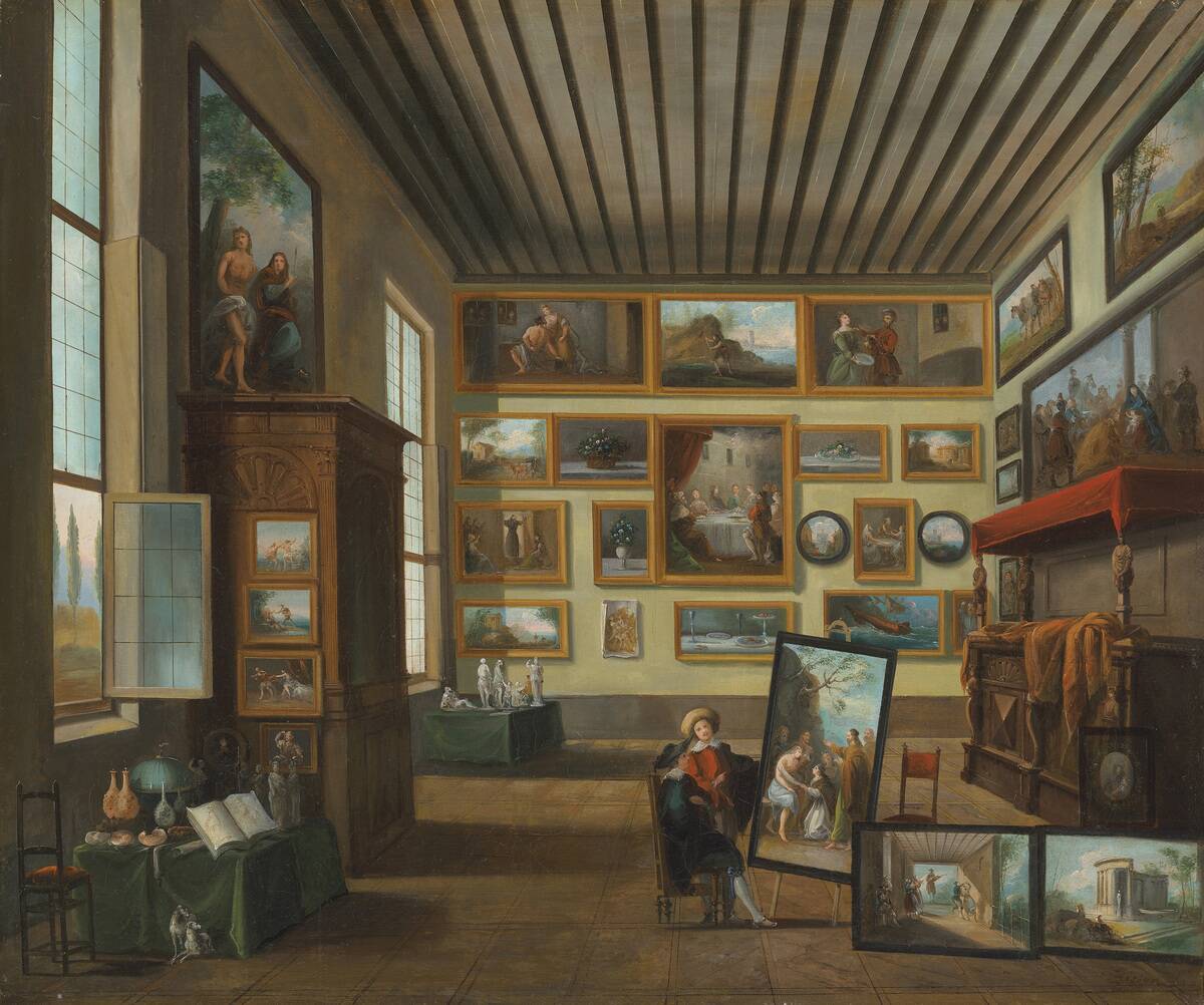 A Collectors Cabinet. Creator: Bison,