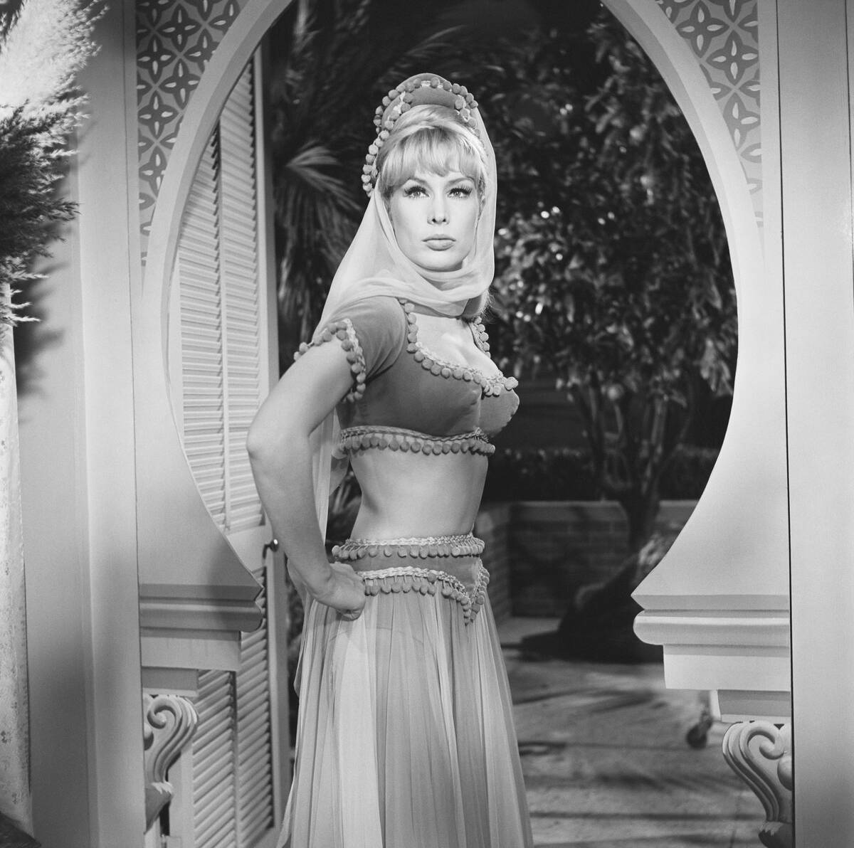 Actress Barbara Eden Dressed for Her Part in I Dream of Jeannie