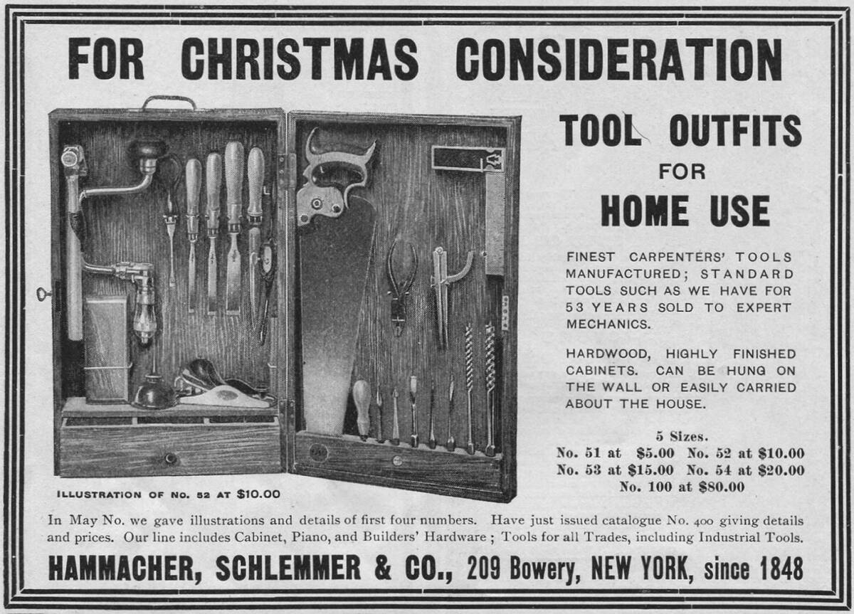 Ad For Hammacher Schlemmer Tool Box