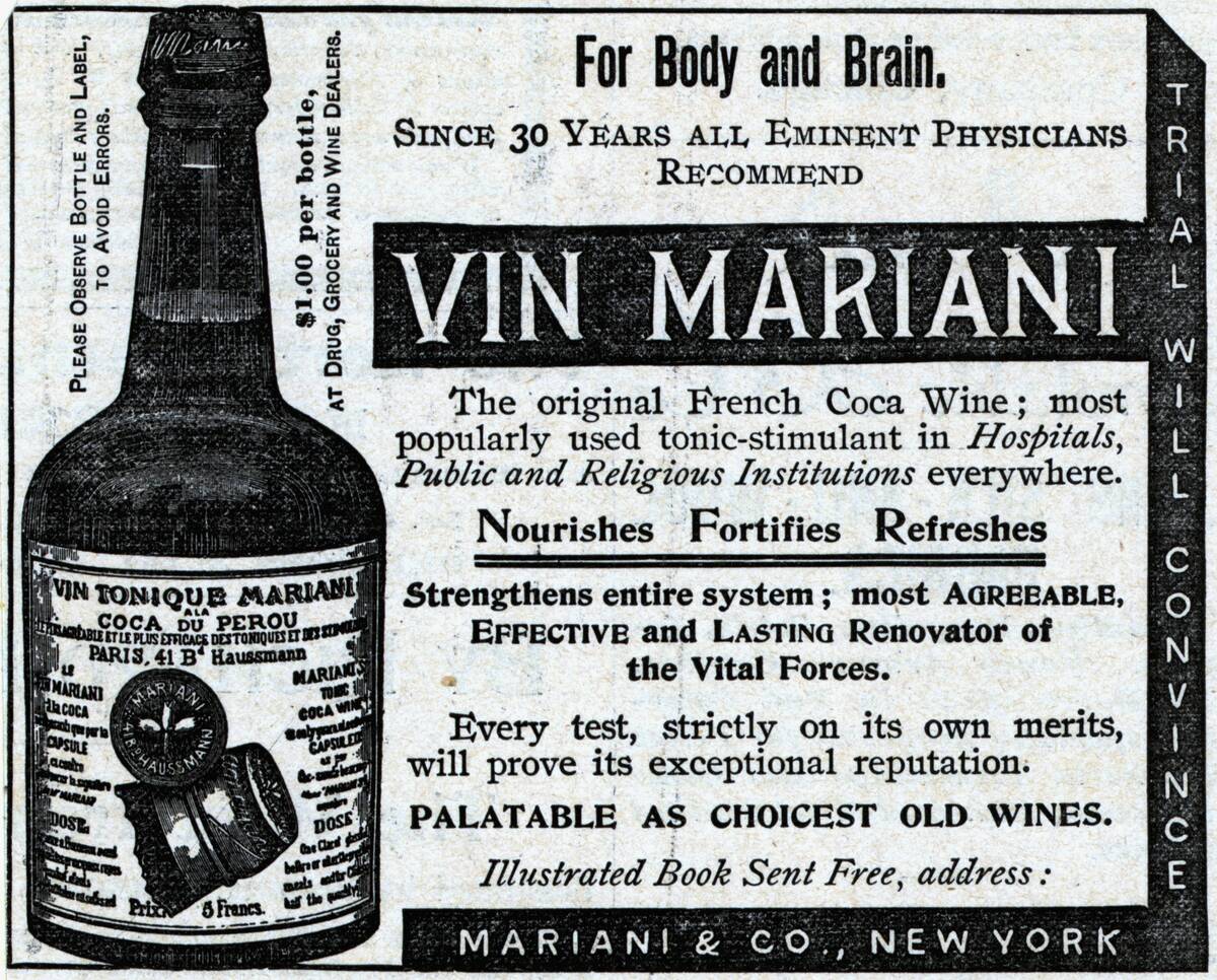 Advertisement For French Coca Wine