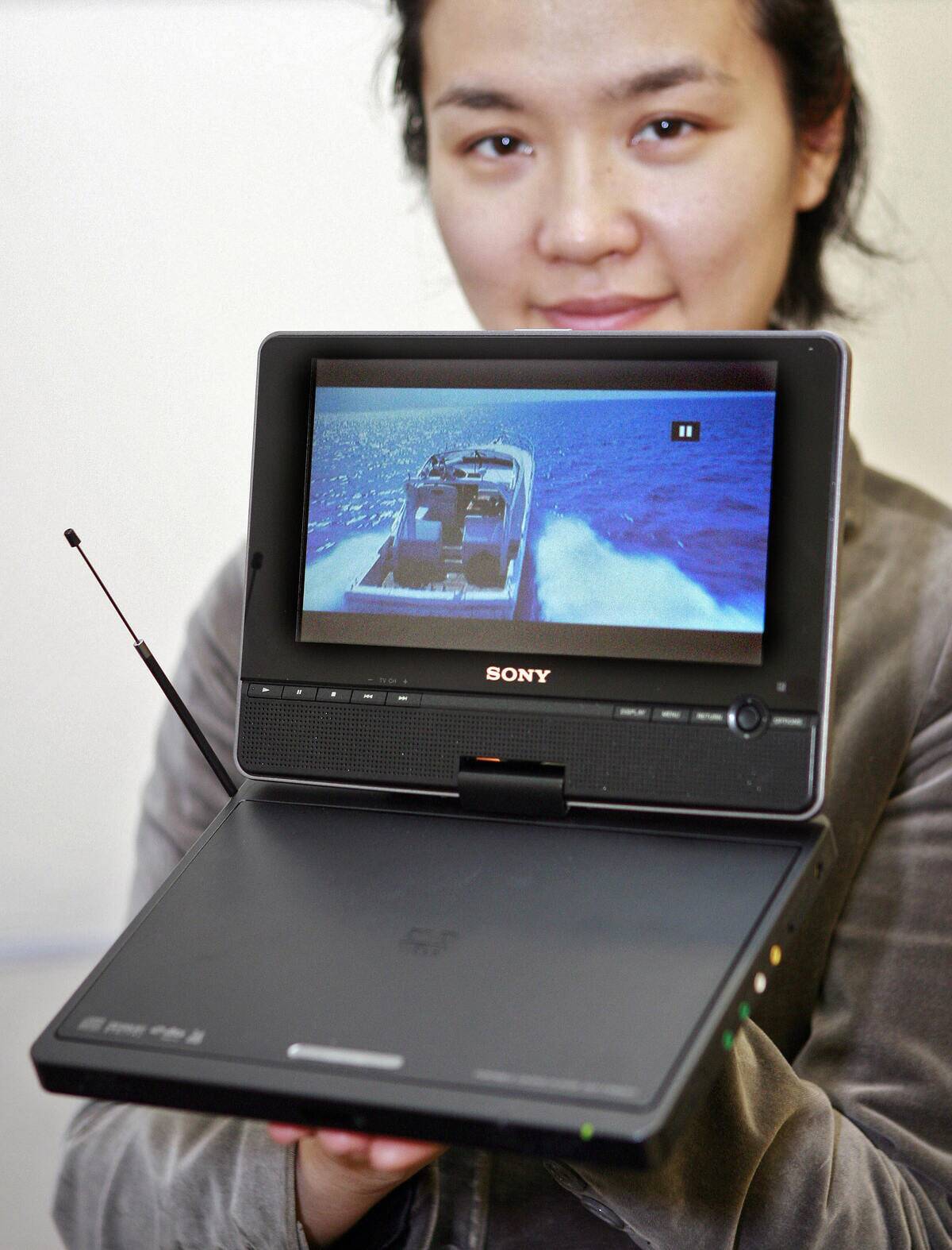 An employee of Japanese electronics gian
