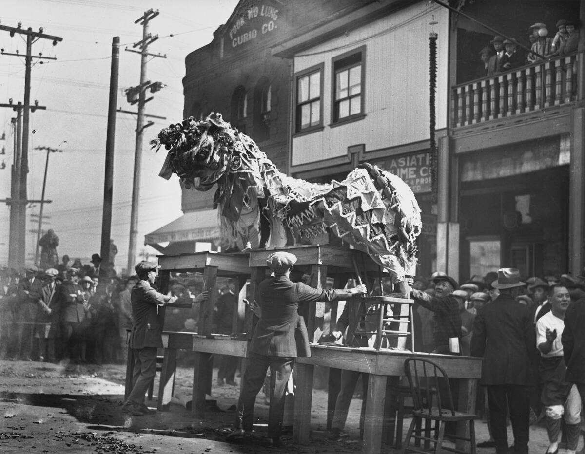 Ancient Lion Dance, Chinese New Year
