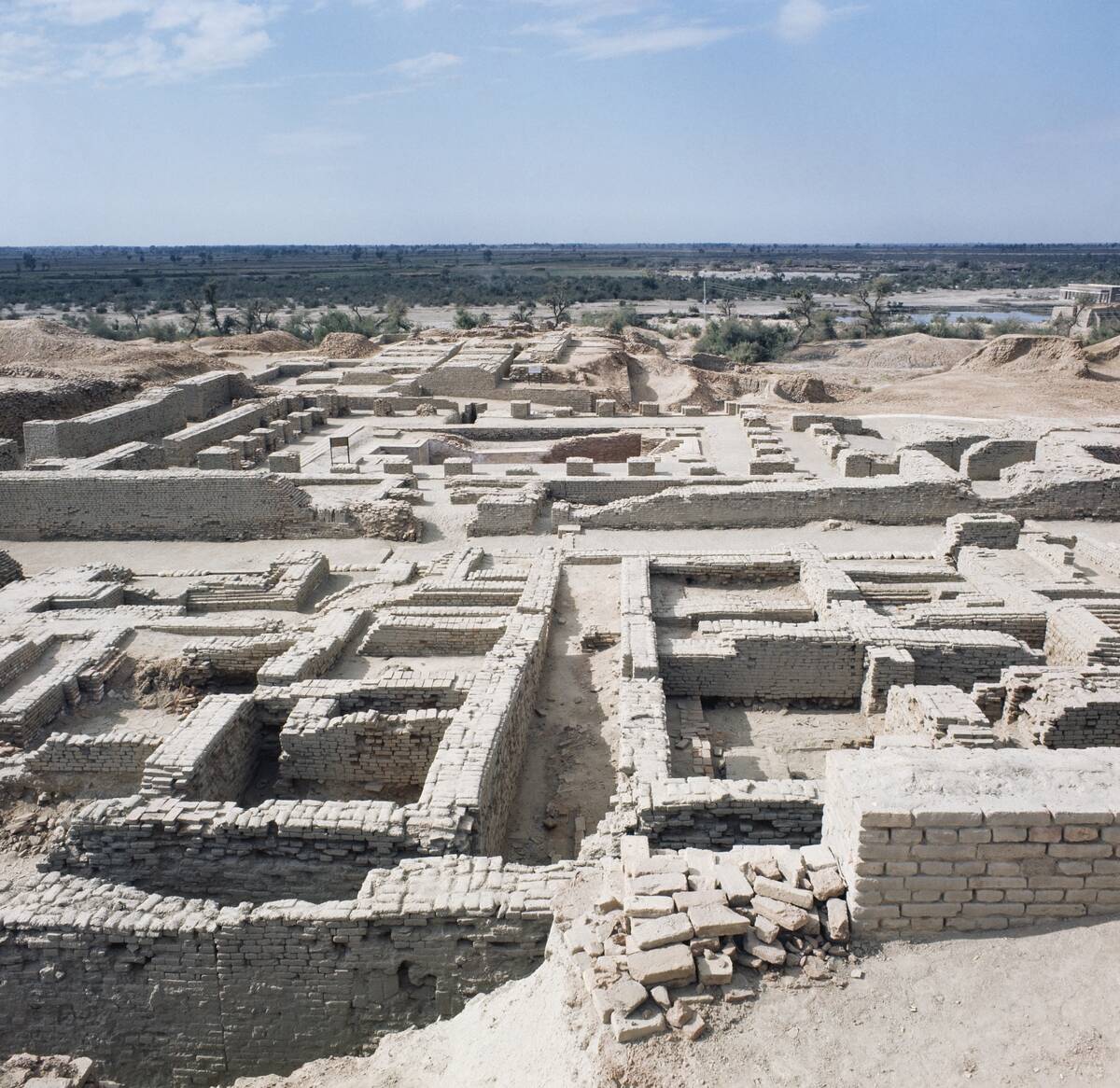 Archaeological excavations at Mohenjo-Daro