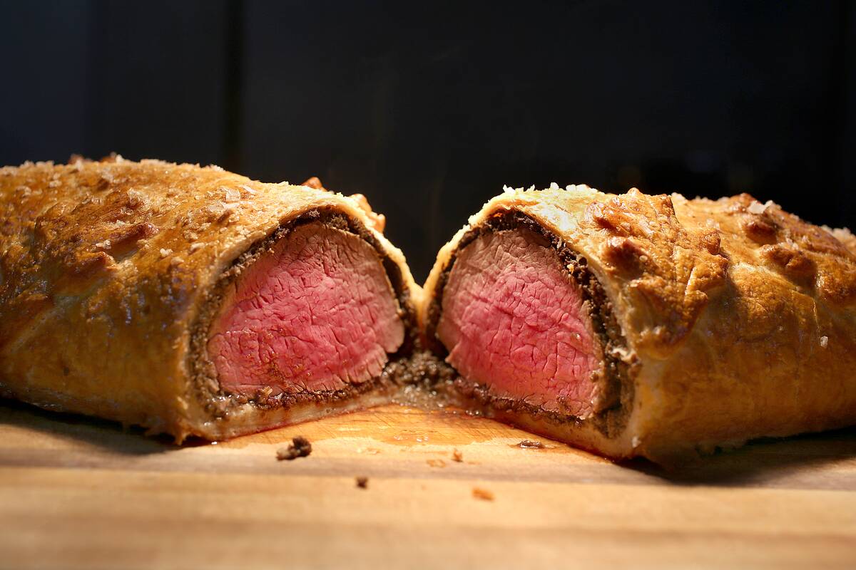 Beef Wellington made at Maybeck's on Tuesday, November 29, 2017, in San Francisco, Calif.