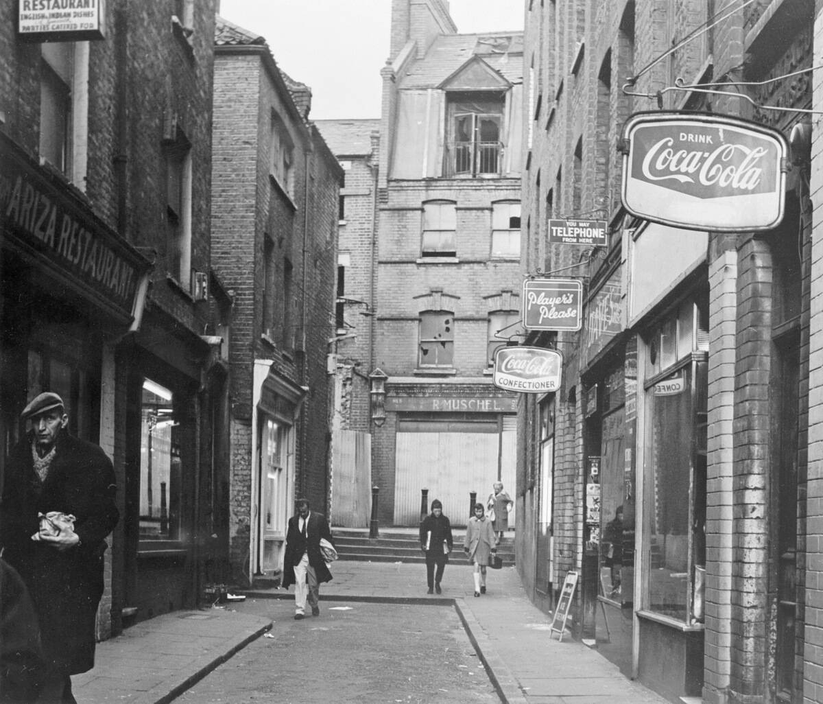 Black Lion Yard, London.